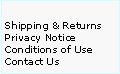 Text Box: Shipping & Returns
Privacy Notice
Conditions of Use
Contact Us